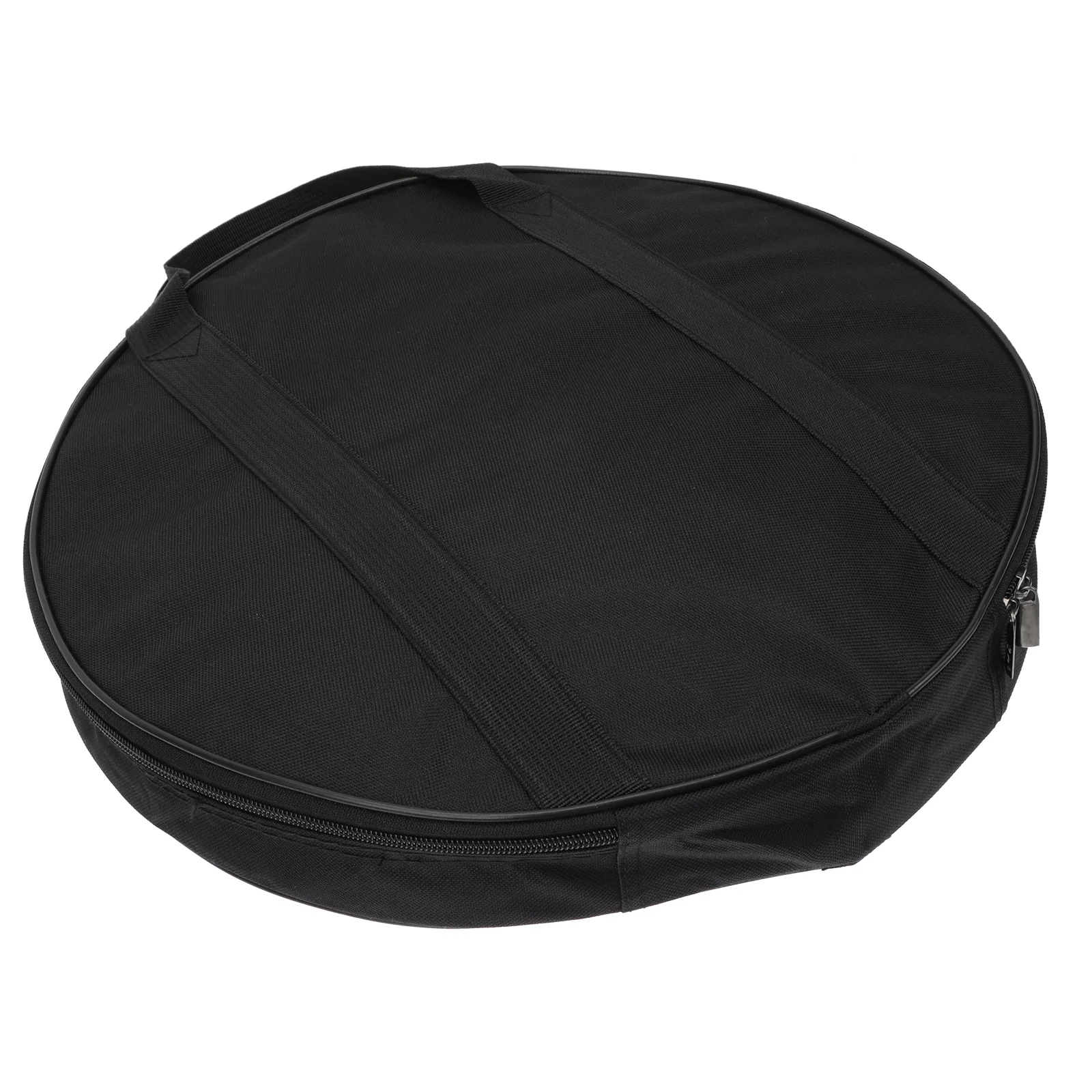 

Thickened Gong Storage Holder Portable Cymbal Protective Bag Black Instrument Pouch With Handle Waterproof Carrying Bag