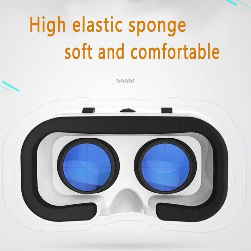 Boîte de casque VR pour smartphone Android, lunettes intelligentes 3D réglables, lunettes de réalité virtuelle, jeux vidéo HD, G05A, lentilles 4K