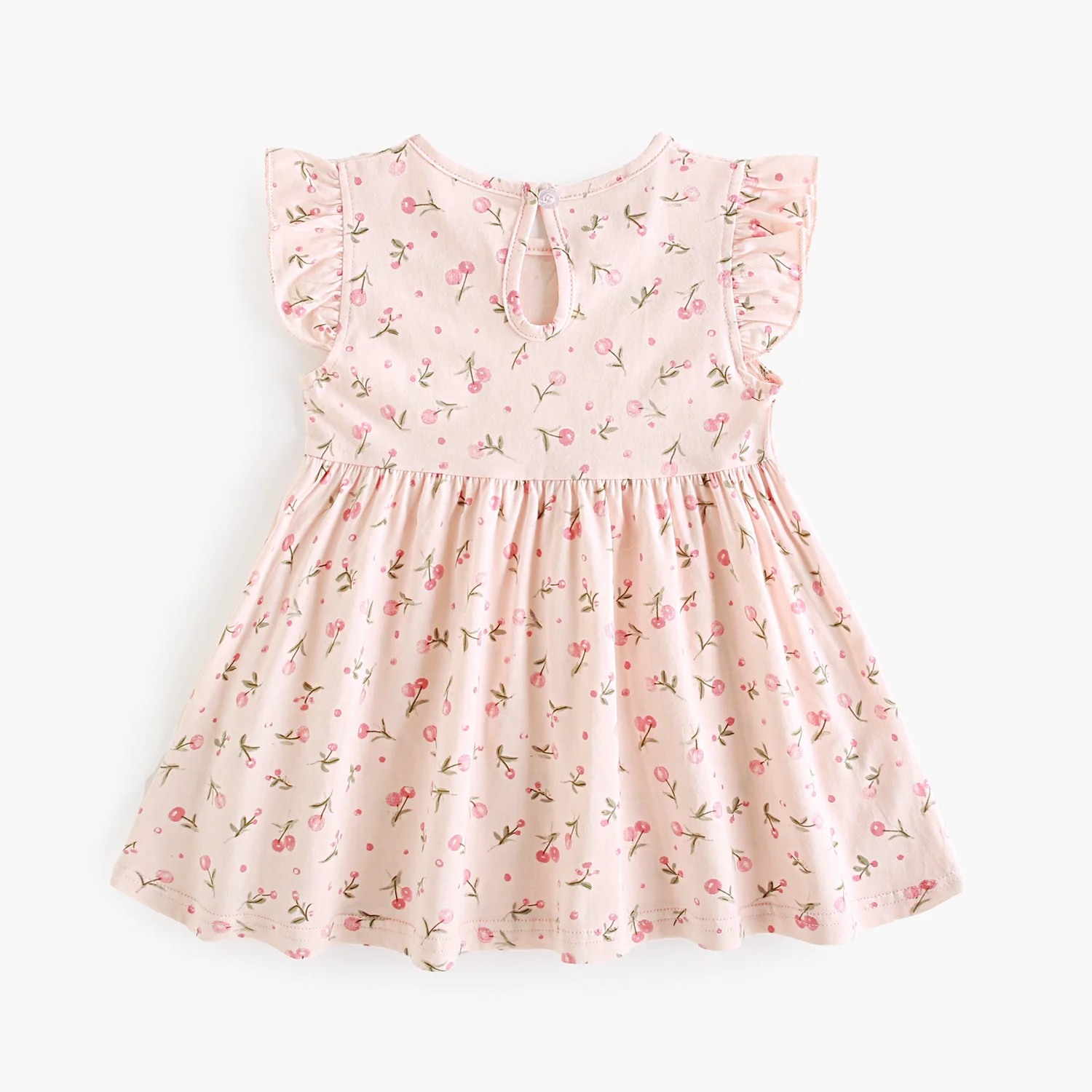 Pink Flower Dress for Girls - Cute Cotton Summer Fashion Clothing