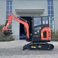 Free delivery Kubota engine excavator wholesale compact new mini excavator 2.5 tons for sale in China