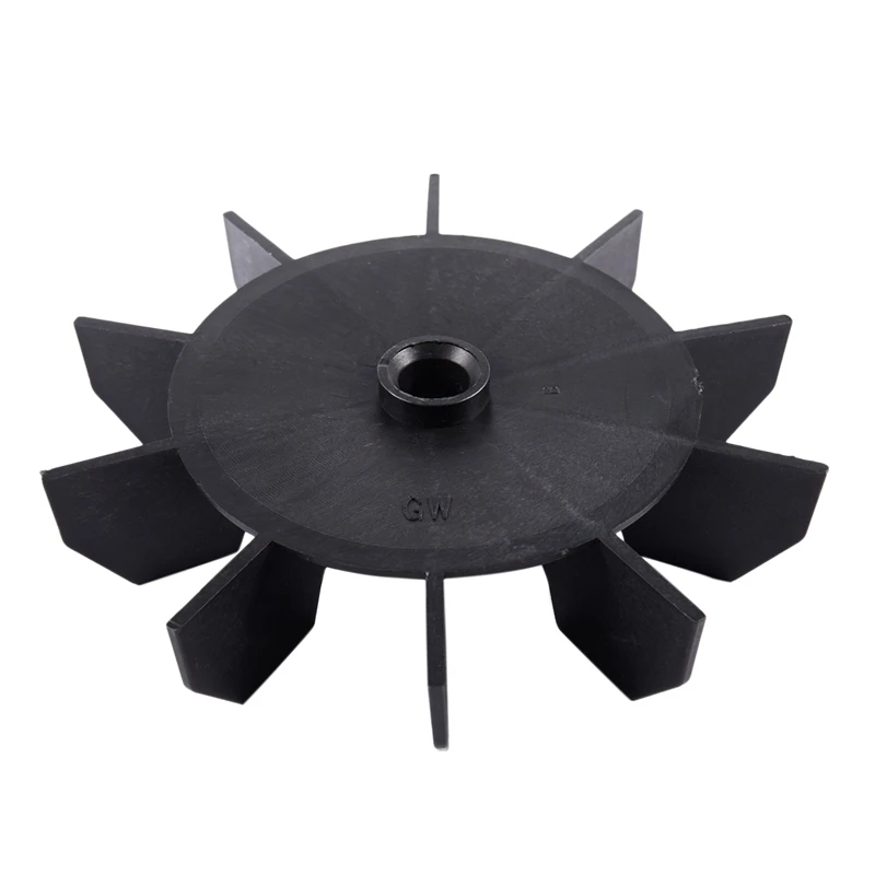 1pcs air compressor fan blade replacement waterproof super quiet 0 5 inner bore 10 impeller direct on line motor 14mm shaft Inner Bore 10 Impeller Air Compressor Motor Fan Blade BlackAir Compressor Accessories Motor Cooling Fan Small