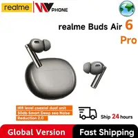 2025 Global Version Buds Air 6 Pro True Wireless Earphone 50dB Deep Sea Noise Reduction 2.0 Bluetooth 5.3 IP55 Headphone 2