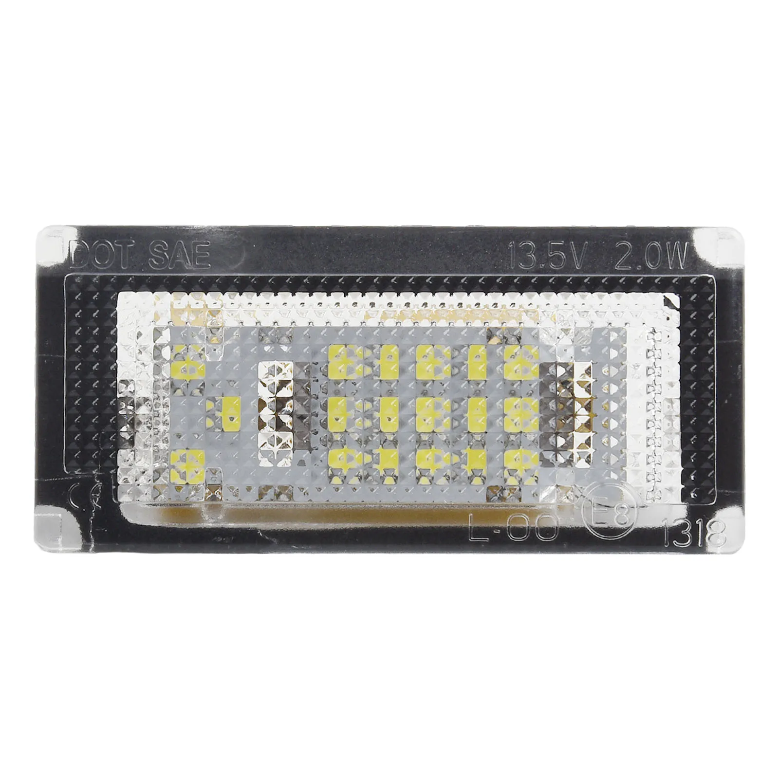 

Portable Useful Durable License Plate Light Lamp Fittings R52 04-08 R53 01-06 Spare Parts Bulb Car Parts White