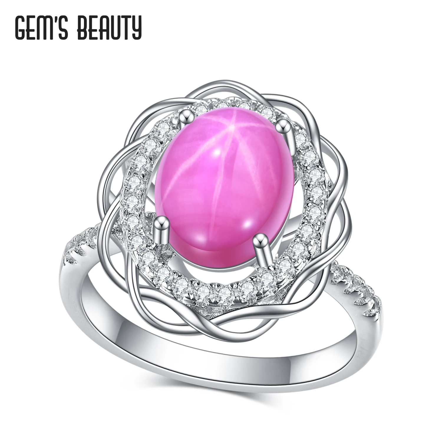 Pink Star Sapphire - Ring - Golden Hand Jewellery
