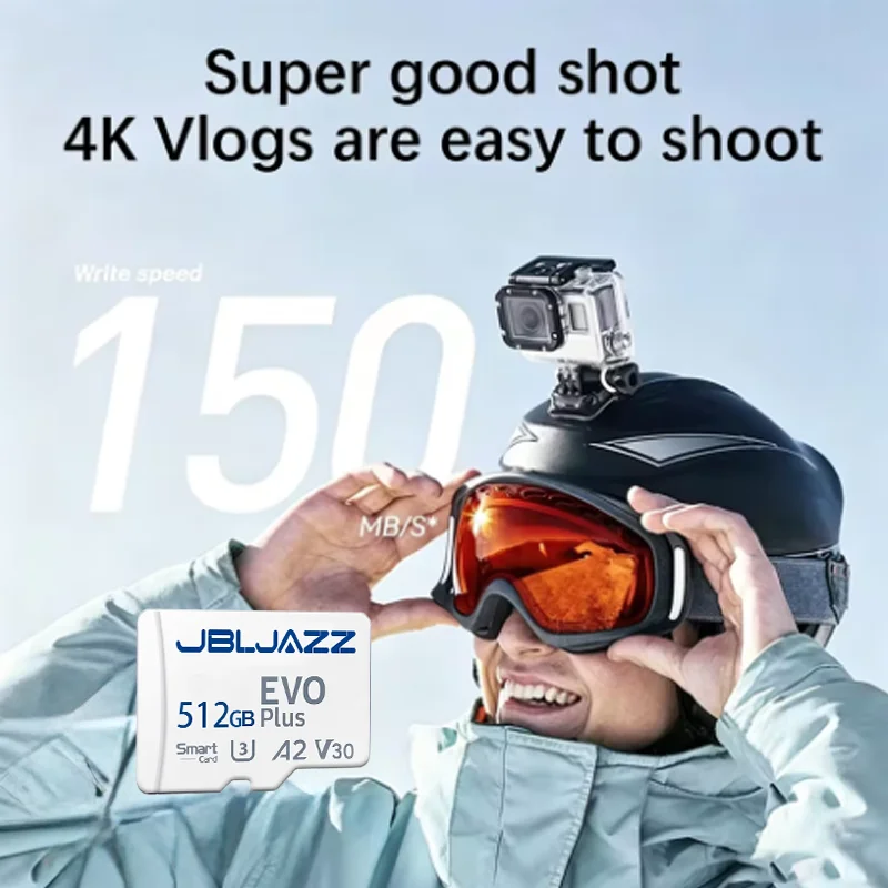 익스트림 프로 TF 카드 512GB EVO PLUS SD 카드 256GB 128GB 64GB A2 클래스 10 UHS-1 플래시 카드 메모리 카드 휴대폰 카메라 드론용