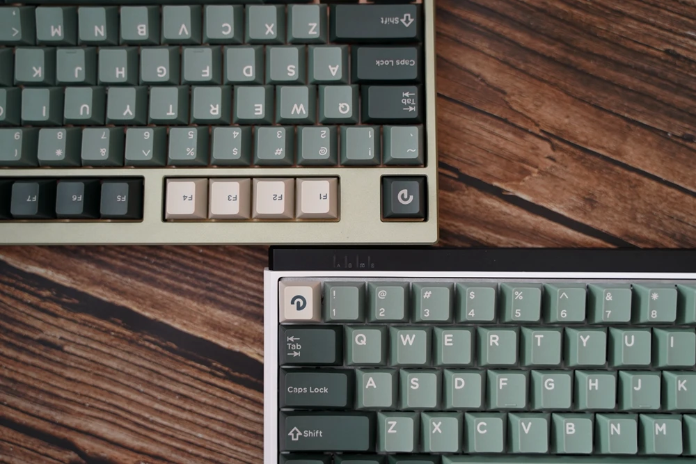 domikey inky silent forest cherry profile keycaps para mx stem teclado poker