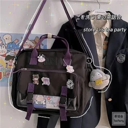 ins Japanese itabag Women New 2024 Jelly Bag Student Backpack School Bags Tote Handbags Shoulder Bag Crossbody Bags Women JK bag