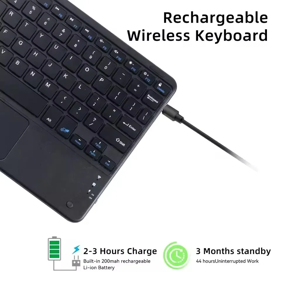 Universal Touch keyboard for iPad Air 13 11 M3 11th Gen ablet Keyboard for Samsung Galaxy Tab S10 Ultra Bluetooth Keyboard tablet keyboard