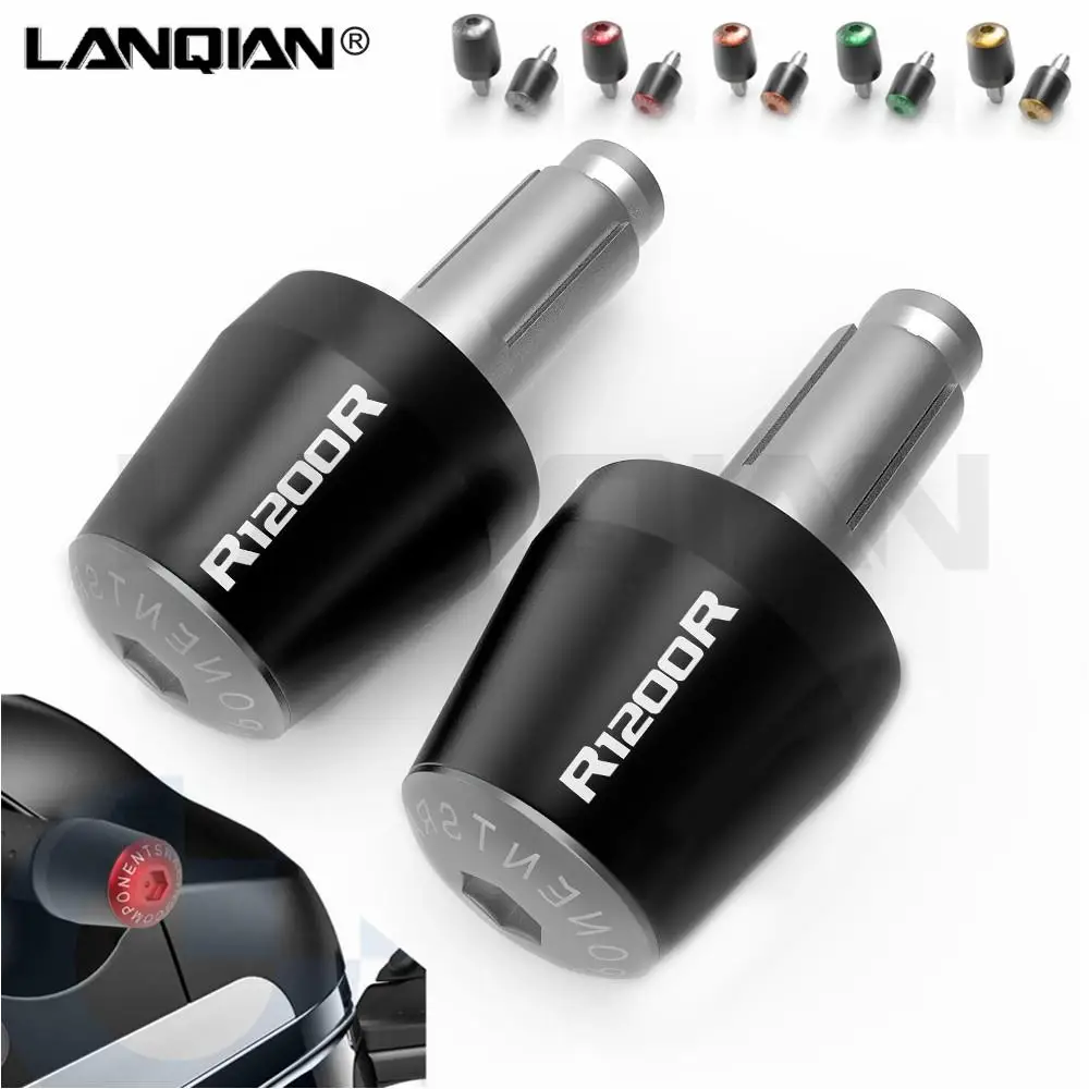Per Bmw R1200R Manopole Manubrio Moto Tappo Terminale Anti Vibrazione Silder Plug R1200R 2006-2014 2010 2011 2012 2013 Accessori