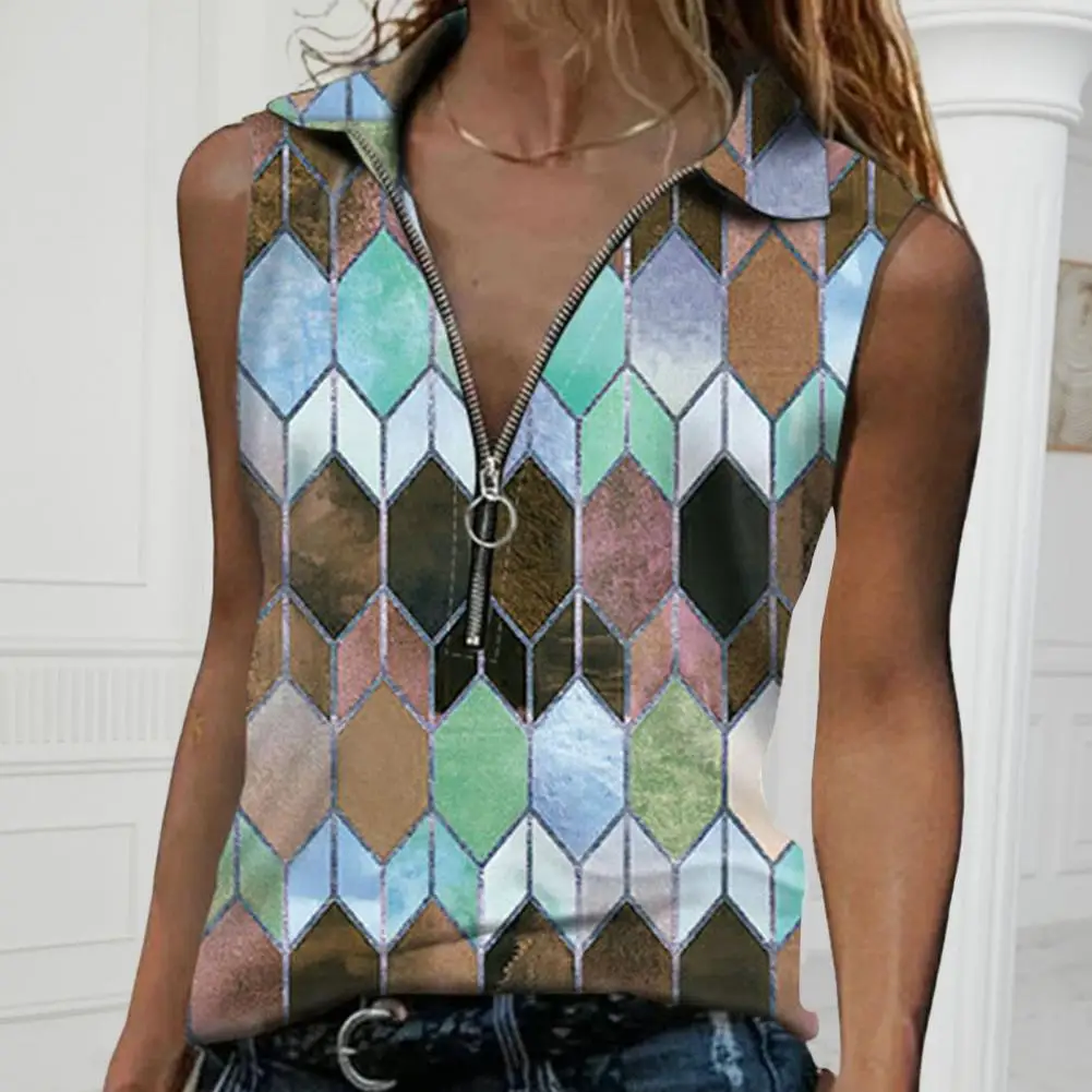 

Жилет женский свободный, майка без рукавов, летняя одежда контрастных цветов