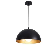  Loft Retro Restaurant E27 Pendant Lights Semicircle Aluminum Lampshade Kitchen Bar Decor Hanging Lamp Fixtures AC 110V 220V 