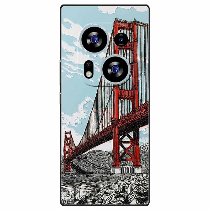 Charming 3D Relief Soft TPU Silicone Phone Case for Tecno Phantom X2 Series