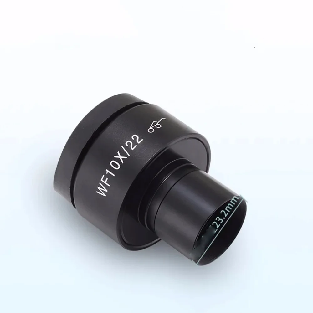 High Eye Point Wide Angle Microscope Eyepiece with Diopter Adjustment - 22mm Field of View