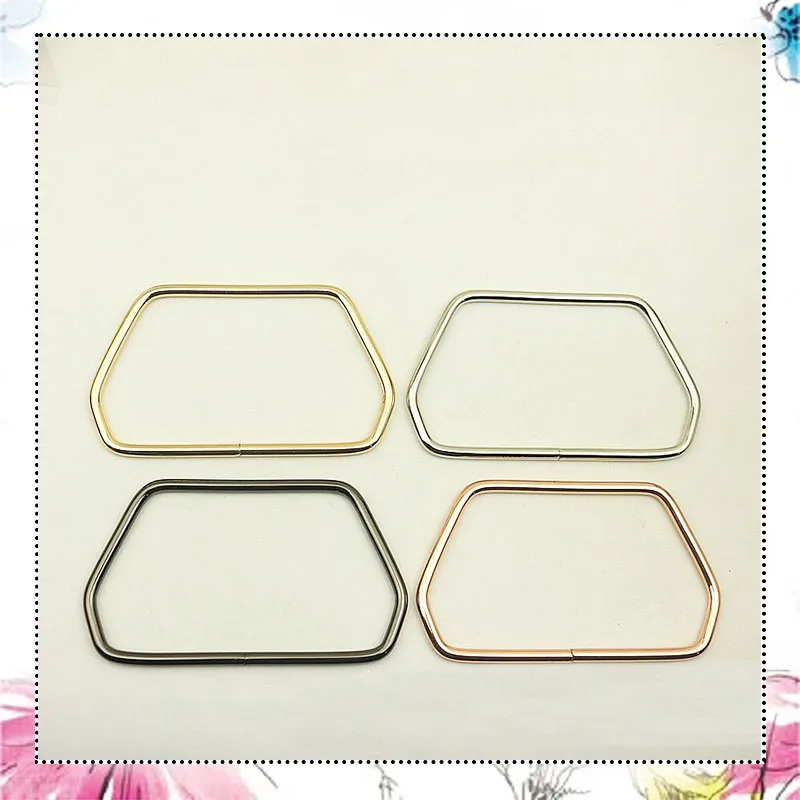 10Pcs Metal Bag Handles D Shape Buckle Handbag Purse Luggage Deco Handle Clasp DIY Leather Craft Hardware Accessories