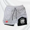 Fitness Shorts Men Double Layer Sports Breathable Shorts 2-in-1 Quick-Drying Training Shorts Outdoor Cycling Jogging Pants S-2XL 6