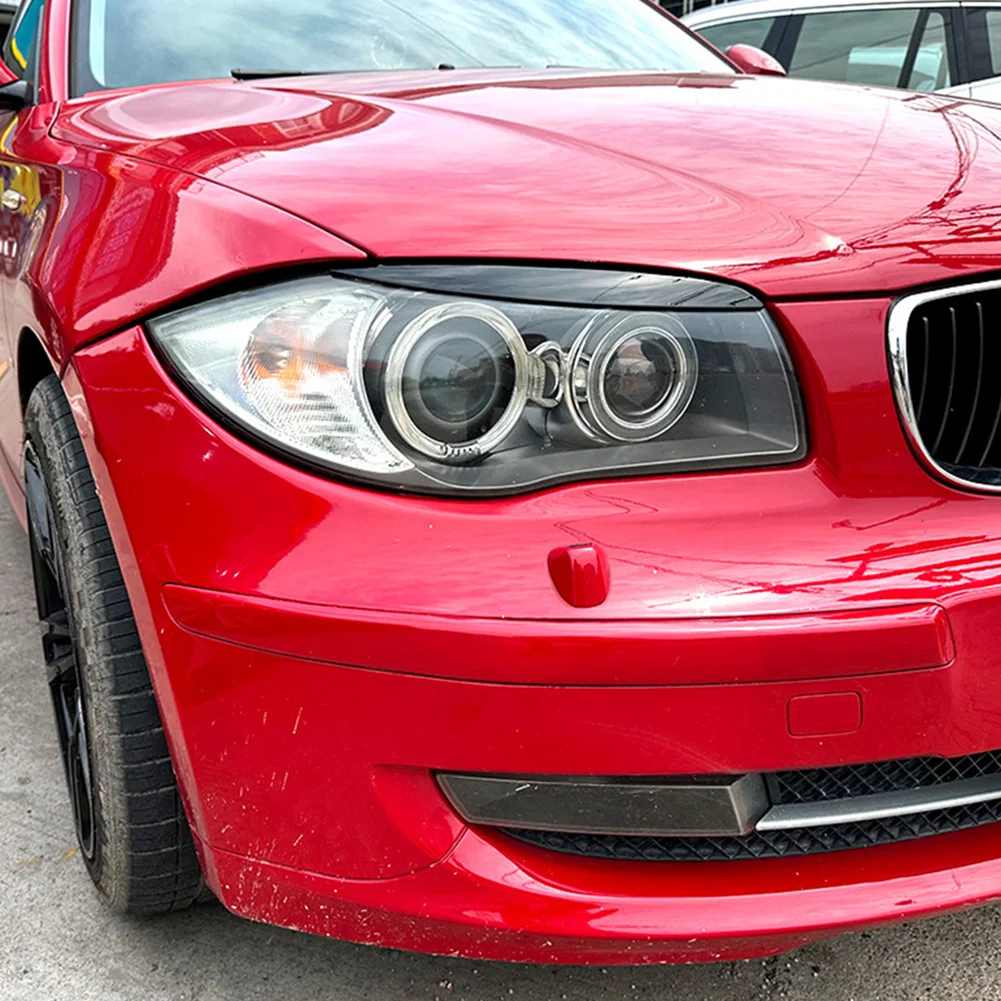

Накладки на глаза для BMW E87, E88, E81, E82, 2008-2013, 1 пара, черные пластиковые веки для бровей, Аксессуары для автомобилей