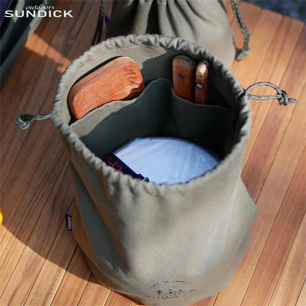 Canvas Storage Box Durable And Breathable Button Design Anti Splashing Canvas 3 Specifications Storage Bag Bag