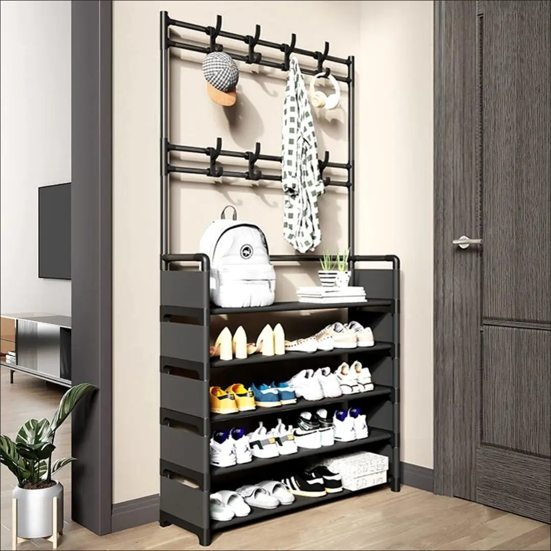 Rak Shoe Rack Mr Diy Multi-ayer Shoe Rack DIY Clothes Hanger Coat - Main Image