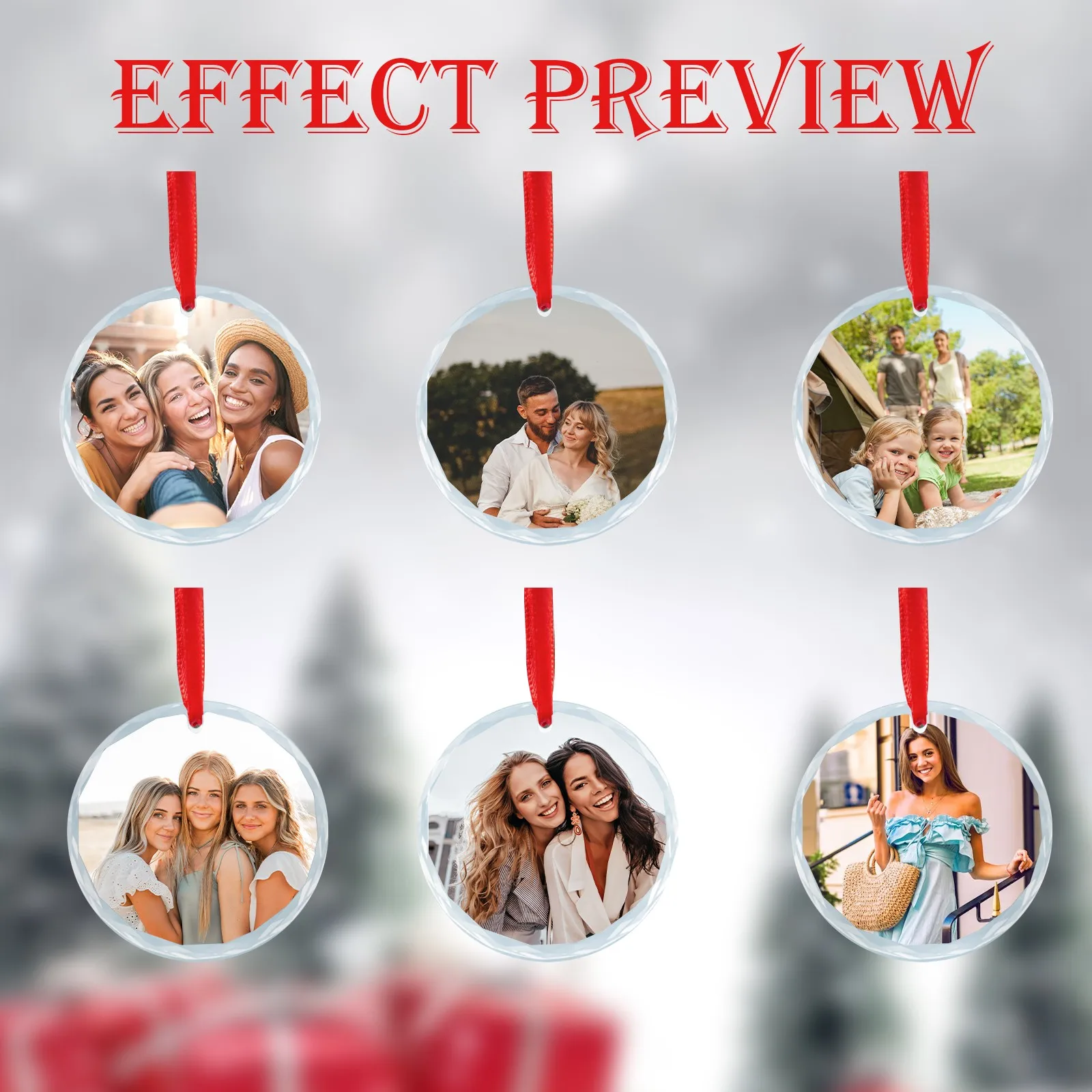 Our First Christmas As Ornament -Wedding Couple Gifts, Bridal Shower, Newlyweds Marriage Gifts, 1st Year Married