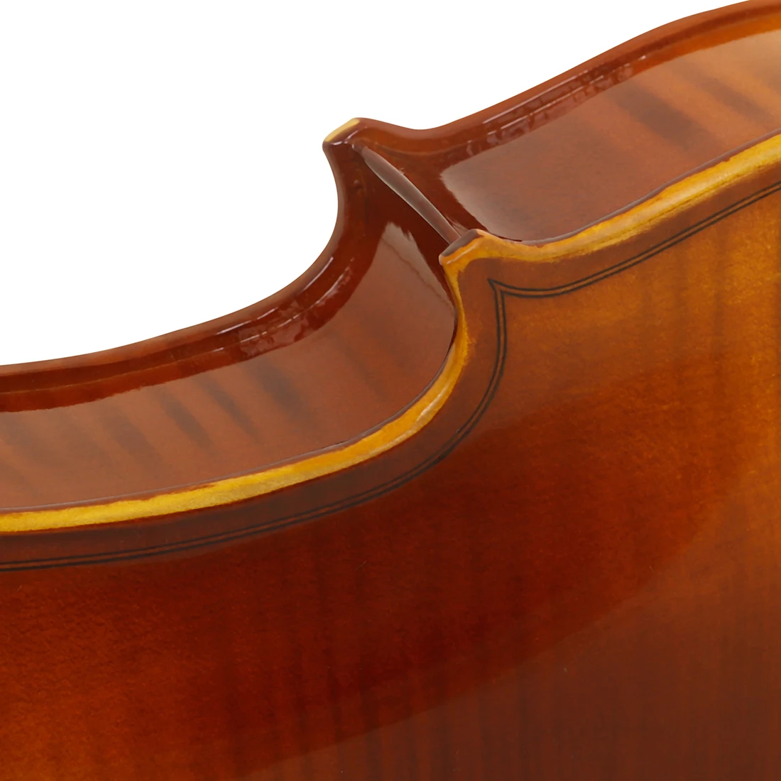 Astonvilla VA-20 Viola 16-Zoll-Viola-Set mit Fichtenplatte für Anfänger/Studenten mit Koffer/Bogen/Schulterstütze/Saiten/Stimmgerät-Zubehör – Detail 9