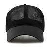 New Men Big Head Mesh Baseball Cap Big Size Trucker Hat Breathable Sun Caps Adjustable High Quality 4