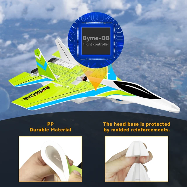 Radiolink SU27 Fighter RC Plane Radio Controlled Airplane(RTF) 4000KV Brushless Motor Fixed Wing Gyroscope Assist for Beginners 3