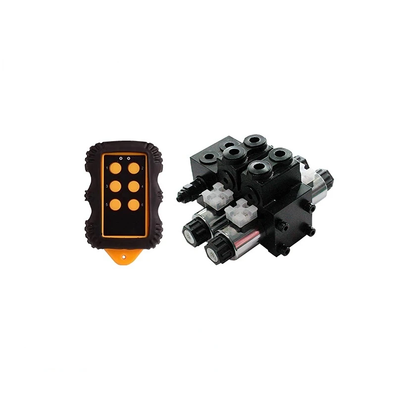 Close Open Center Wireless Remote Control Solenoid Electric Control  Directional Hydraulic Valve Tool Parts AliExpress