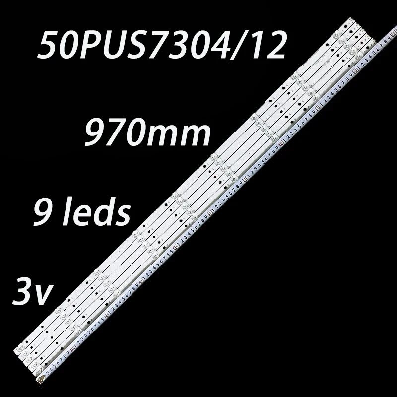 LED Backlight Strip for 50PUS7304, 50PUS7504, 50PUS7805/12, 50PUS6704