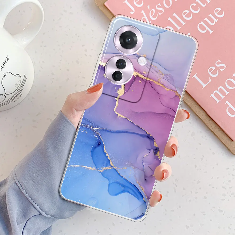 Shockproof Clear Soft Silicone Phone Case for OPPO Reno11 F 5G and Oppo F25 Pro 5G
