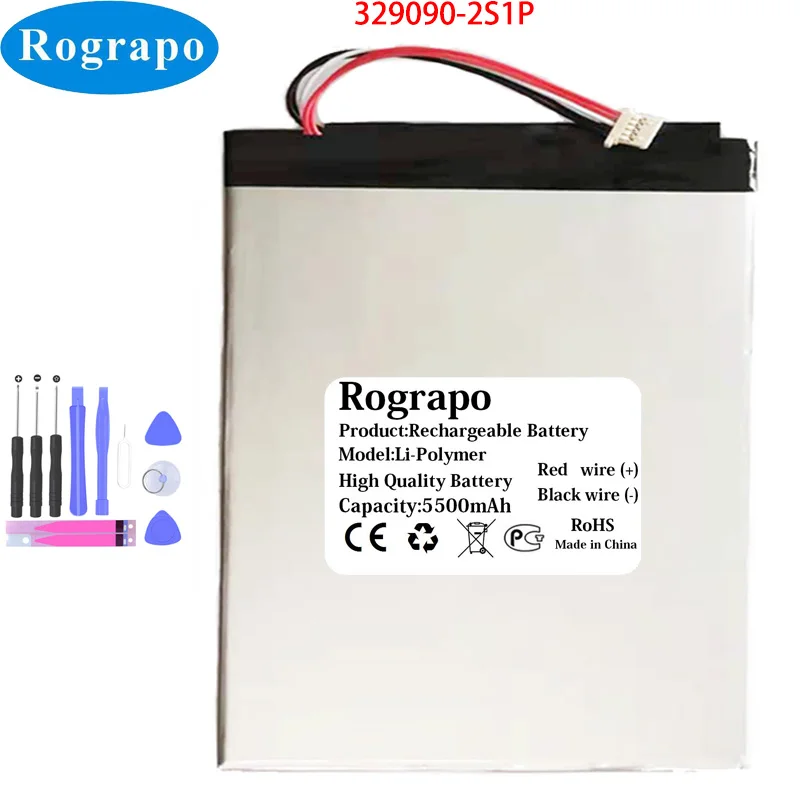 Nuova Batteria Per Tablet Pc Alldocube 329090-2S1P 3.8V 5500Mah