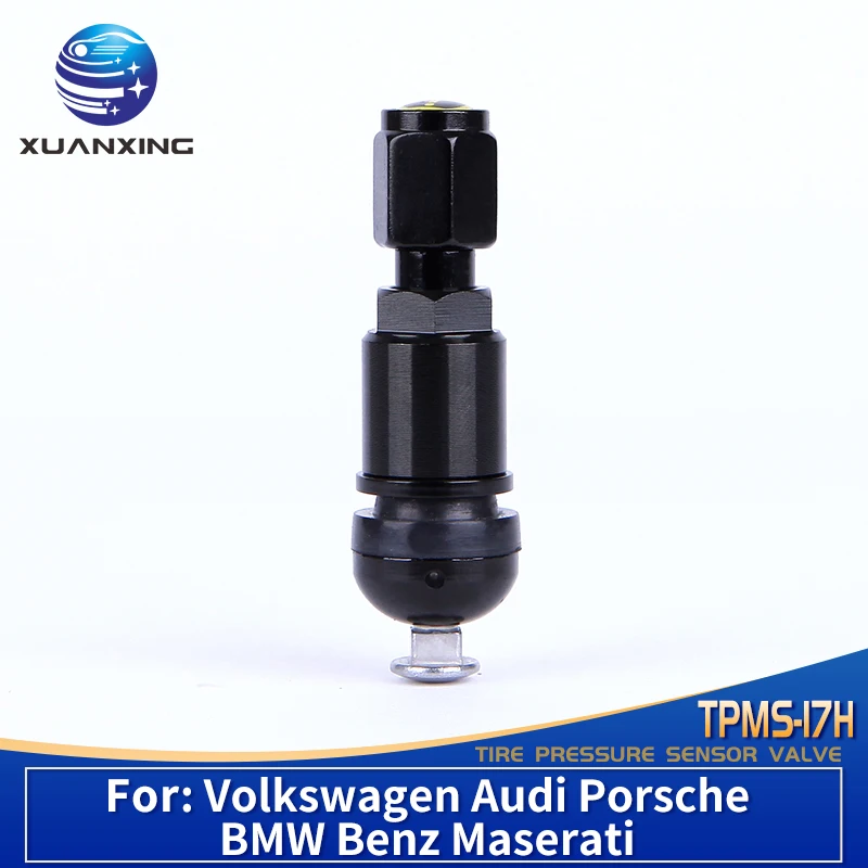 thumbnail image 1 of 4 válvulas TPMS con sensor de presión de neumáticos, de goma y metal, para todos los coches, Mercedes, Audi, Land Rover, Volkswagen PATROL, Buick y Ford, 1 of 5