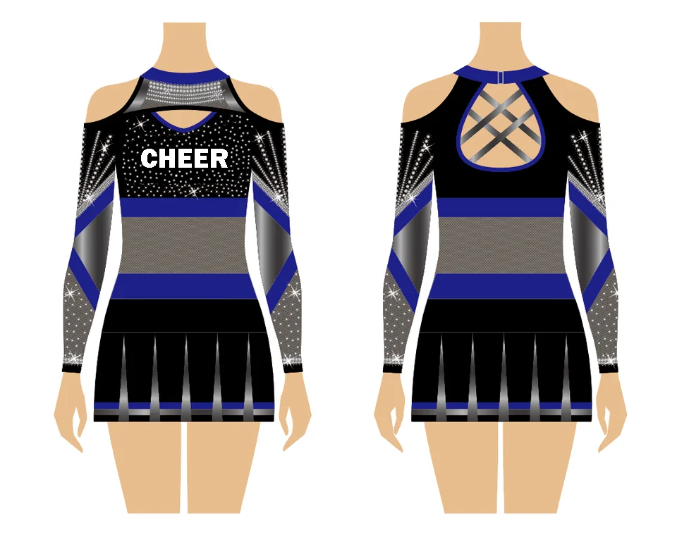 Description Picture 5 of itemCheerleader Uniform Costume, Sport Outfit, Custom Size