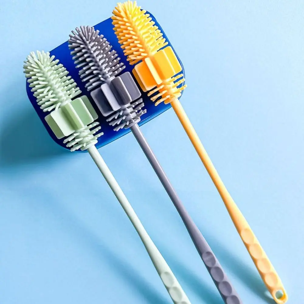 Cup Brush, Long Handle Bottle Cleaning Brush, Tea Stain Removal Brush, No Dead Corner, Multipurpose Kitchen Cleaning Brush 1