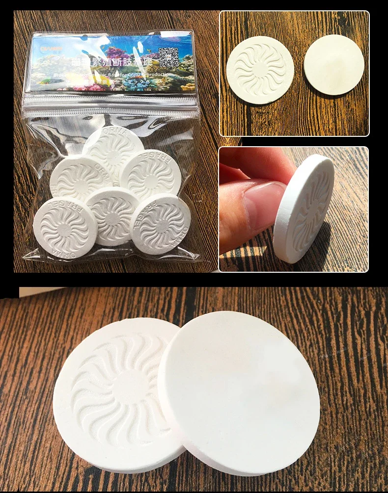 10pcs Ceramic Coralline Coral Frag Plugs Base T-shaped Tray SPS Seawater Coral Frag Plate Base Aquarium Plant Decorations