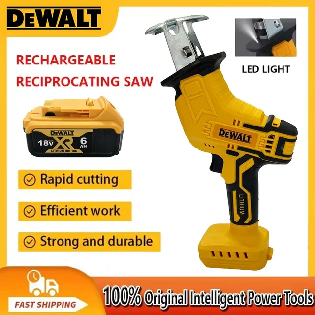 Dewalt 2800RPM Cordless Reciprocating Saw 20V Brushless Electric Saw Multifunctional Metal Wood Pipe Cutting Saw Power Tool 1