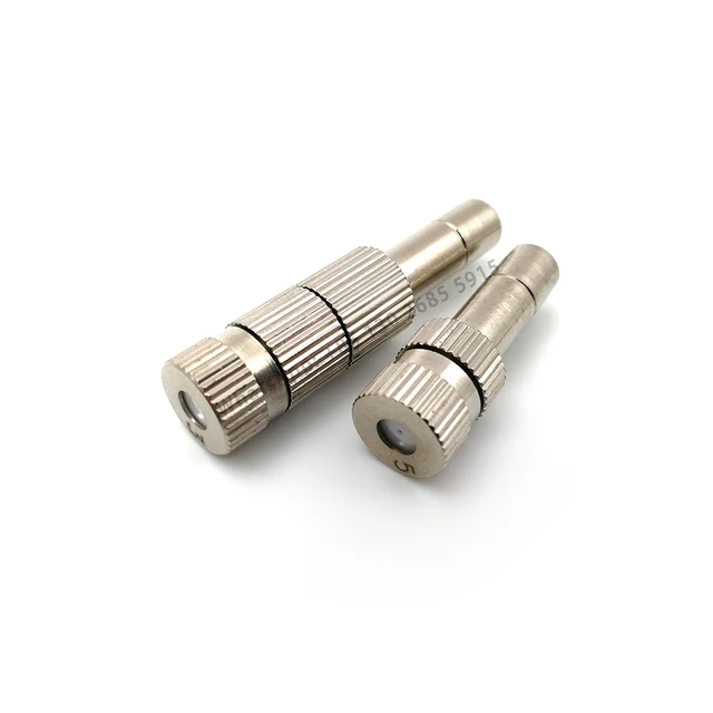 6 Mm-Es Alacsony Nyomású Párás Fúvókák 0,1/0,15/0,2/0,3/0,4/0,5/0,6 Mm Finomanizálás Permetező Hűtő Öntözési Tereprendezés - Image 4
