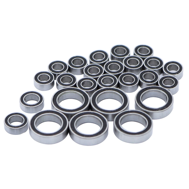 

24 PCS Sealed Bearing Kit Steel+Rubber RC Accessories For FMS FCX24 1/24 RC Crawler Car Upgrade Parts