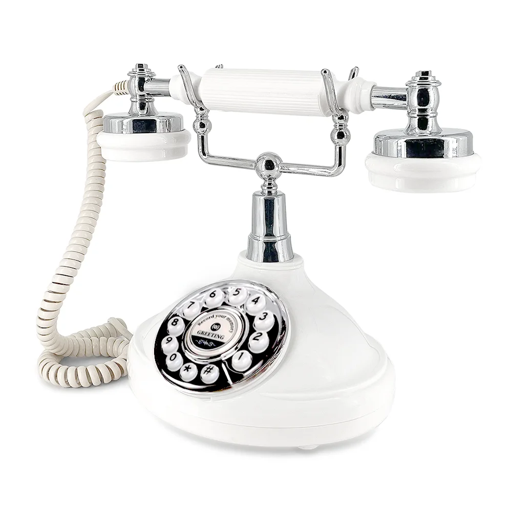 Audio Guest Book Wedding Phone Vintage Style Message Voicemail for Party Birthdays