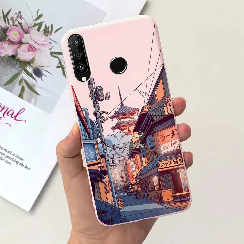 Floral Space Pattern Soft Silicone Phone Case