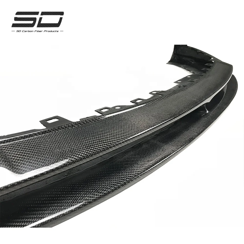 High Quality Car Accessories M Style Carbon Fiber Body Kit Front Car Bumper Lip Spoiler For Maserati Levante