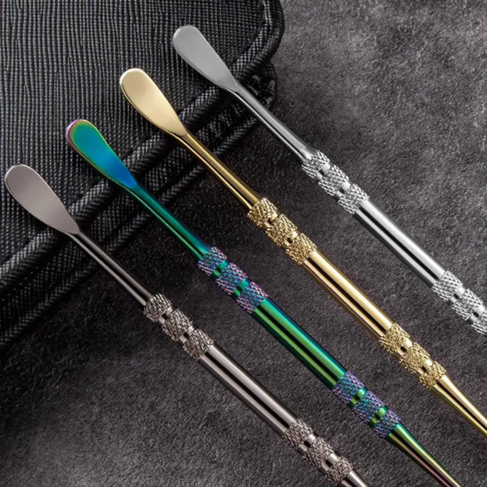 Smoke Carving Tool Easy To Operate Excellent Corrosion Resistance Stainless Steel Wax Oil Cleaning Tool For Adult