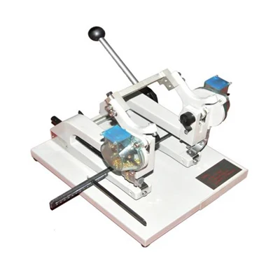 Manual Two Head Paper Bag Eyelet Punch Machine wholesale portable manual eyelet fabric buttonhole hole button machine
