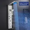 LED Shower Panel Tower System with Rainfall and Mist Shower Head 6-in-1 Shower Panels with Jets and Handheld and Digital 5