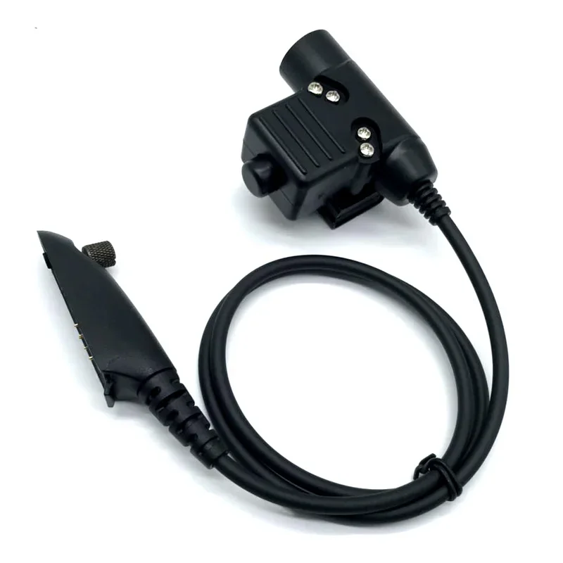 Military Z Tactical U94 Headset U-94/A PTT Cable Plug Adapter for Motorola GP140 GP320 GP328 GP338 GP340 Radio Walkie Talkie an prc 152 prc 148 harris walkie talkie 6 pin plug turn to motorola m4 radio gp320 gp328 gp338 gp340 adapter u 283 u connector