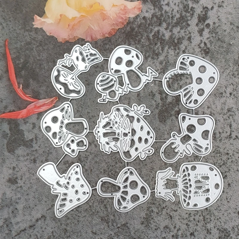 Matrices Découpe En Métal Champignon Pochoirs Bricolage Pour Albums De Scrapbooking Cartes En Papier Et Matrices De Pochoirs G 601099516750020