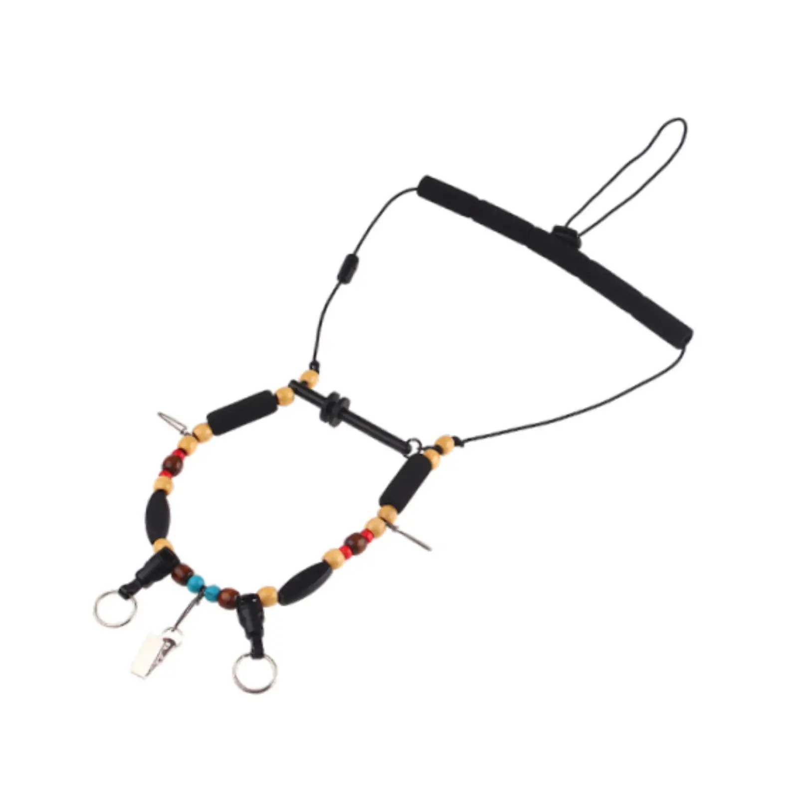 Fly Fishing Lanyard Necklace Organizer Hanging Necklace Adjustable Fishing Accessories Fly Fishing Necklace Tool Portable