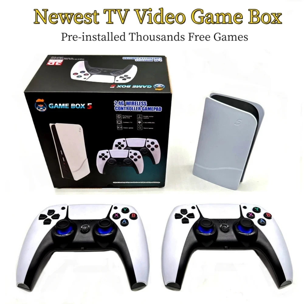P5 Plus Video Game Console 64GB/128GB 40000 Free Games HD TV