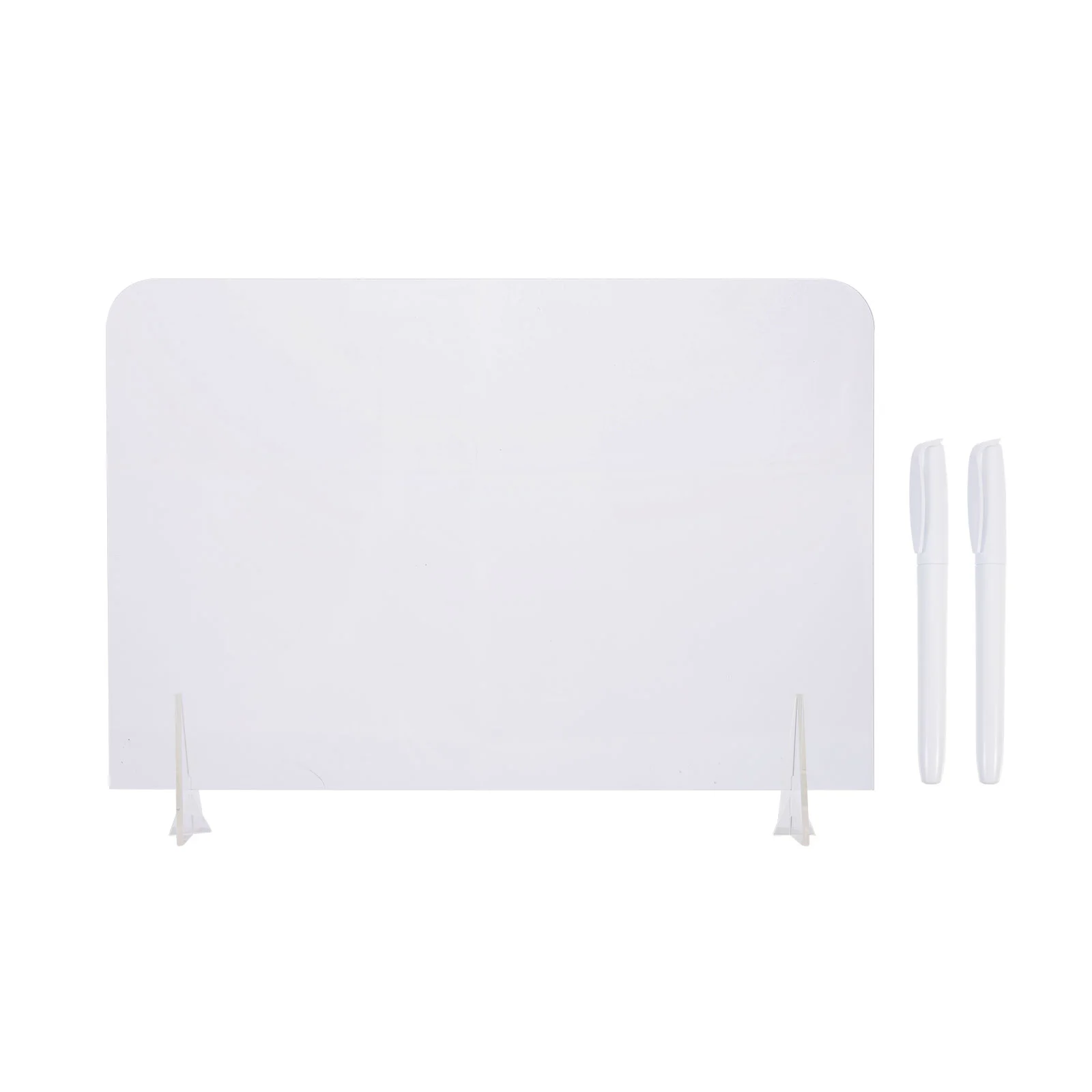 

Message Board School Note Acrylic Erasable Tabletop Memo Transparent Recording Dry Erase with Pen Holder