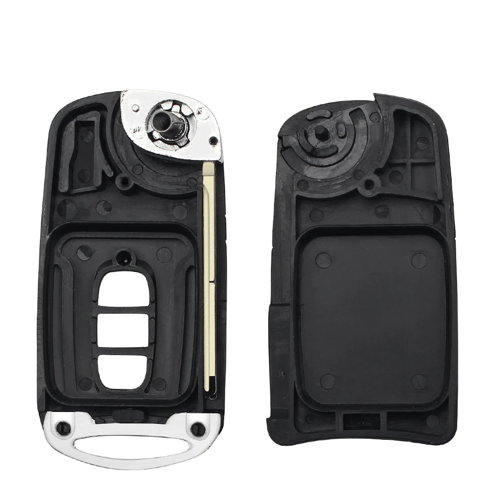 Key shell KEYYOU Modified Remote Key Shell Fob For Chevrolet Captiva Opel Antara 3 Buttons 2006-2010 Flip Key Uncut Case