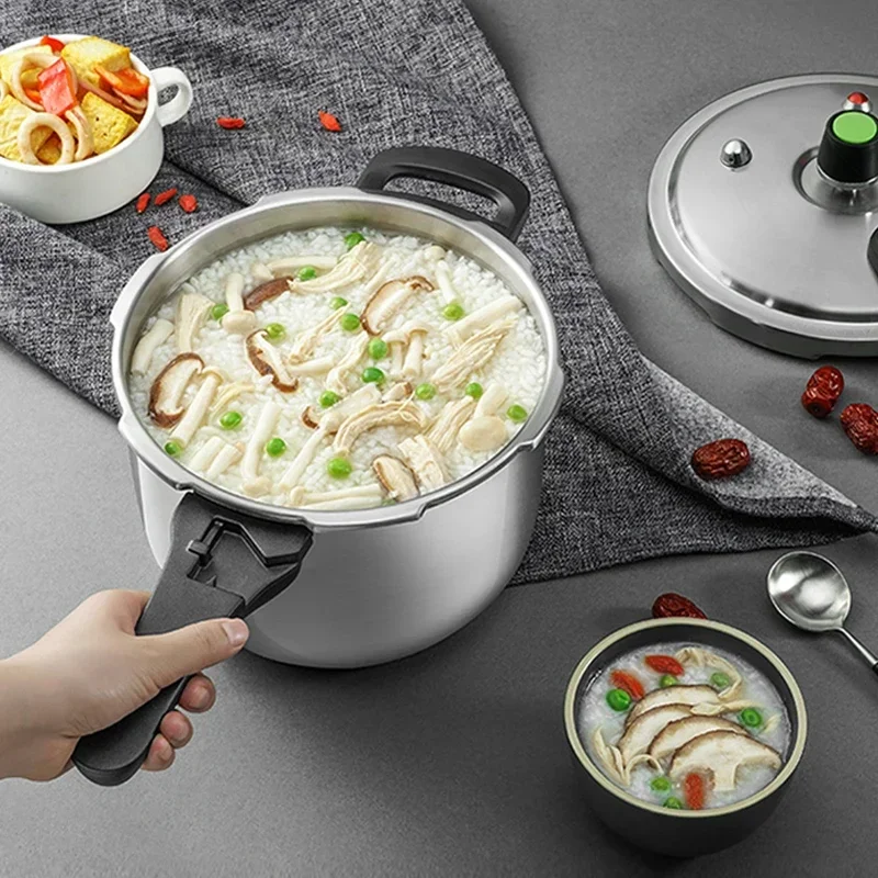 Pressure Cooker Induction cooker general household gas explosion-proof 304 Stainless Steel 1-3-4-5-6 Person Pressure Cooker 6